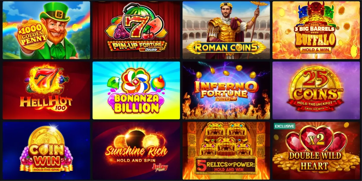 Азартные игры и ставки в Pin Up Казино